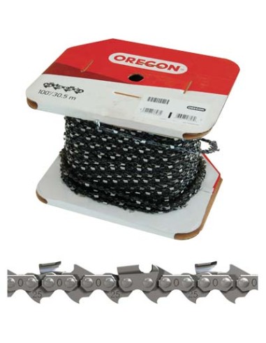 CATENA X MOTOSEGA ROTOLO 1/4 OREGON 2392X1,3 MT 30,5 25AP100R