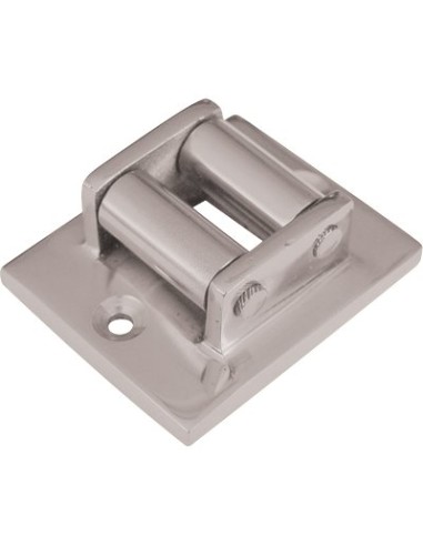 GUIDACINGHIA A RULLI FORI VERTICALI COTTALI OTTONE CROMO SATINATO MM 45X60