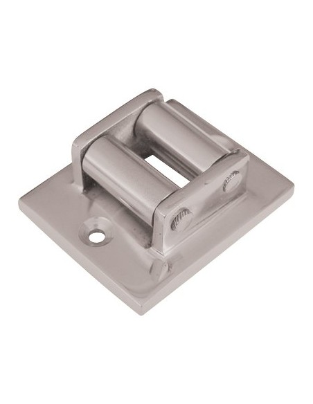GUIDACINGHIA A RULLI FORI VERTICALI COTTALI OTTONE CROMO SATINATO MM 45X60