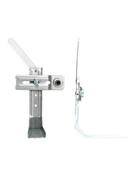 SUPPORTO X RULLO AVVOLGIBILI A SQUADRA REGOLABILE ZINCATO MM 150X40