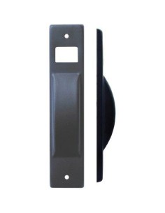 PLACCA AVVOLGITORE A SEMINCASSO ACCIAIO VERNICIATA NERA MM 40X195