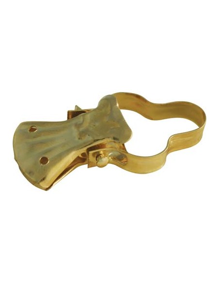 PINZA BAROCCO X ANELLO TENDA ACCIAIO OTTONATO + ARCO