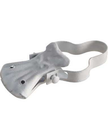 PINZA BAROCCO X ANELLO TENDA ACCIAIO BIANCO + ARCO