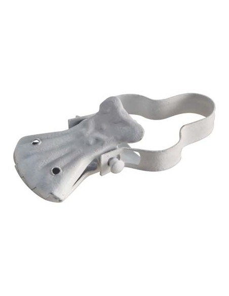 PINZA BAROCCO X ANELLO TENDA ACCIAIO BIANCO + ARCO