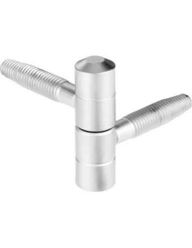 CERNIERA TIPO ANUBA 119 AGB ACCIAIO NICHELATO MM13