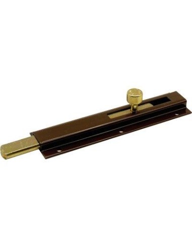 CATENACCIO VERTICALE RICOPERTO A FISSARE 34 IBFM VERN. MARRONE PIASTRA LARGA MM 40 MM 6X16 CM 30