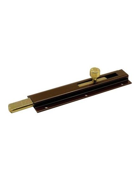 CATENACCIO VERTICALE RICOPERTO A FISSARE 34 IBFM VERN. MARRONE PIASTRA LARGA MM 40 MM 6X16 CM 30