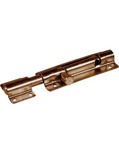 CATENACCIO PORTALUCCHETTO TONDO PESANTE 63 IBFM BRONZATO PIASTRA MM 40 CM 10/15