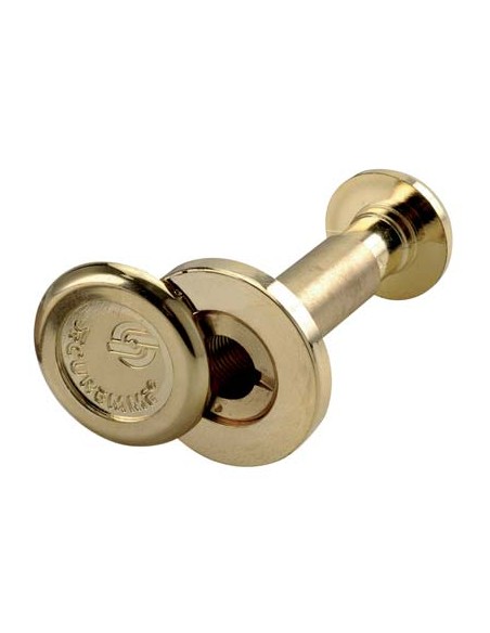 SPIONCINO GRANDANGOLO PORTE SECUREMME FINITURA CROMO SATINATO F.MM 16 L.MM 60/110