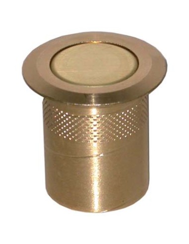 POZZETTO A MOLLA X ASTA CREMONESE OTTONE LUCIDO MM  6