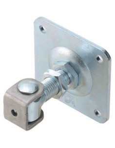 CARDINE A SALDARE CAVALLOTTO + PIASTRA 378 COMBI ZINCATO REGOLABILE M18