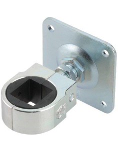 CARDINE A SALDARE MATRIX + PIASTRA 848 COMBI ZINCATO REGOLABILE M22 X TUBOLARE MM 35X35