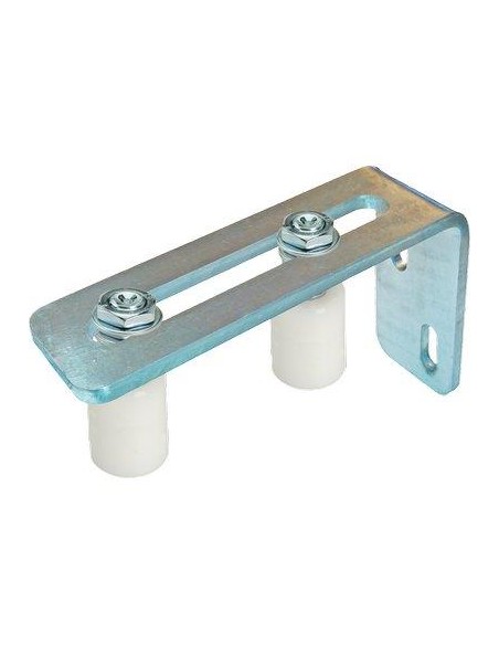 PIASTRA GUIDA CANCELLO 456 COMBI ZINC REGOLABILE MM 195X 50 S.CANC MM 102/107