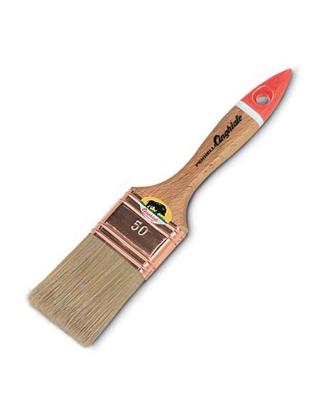 PENNELLESSA M.LEGNO 537 CINGHIALE SETOLA BIONDA MM 70X65