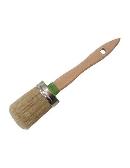 PENNELLO OVALINO MANICO PLASTICA VUOTO 100 ITR SETOLA BIONDA N°XMM 14X57