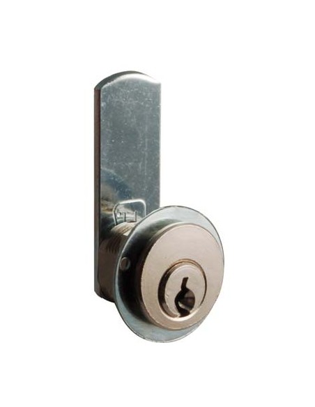 SERRATURA A CILINDRO LEVA DRITTA 21 MERONI OTTONE CROMATO F.MM 16 L.MM 16