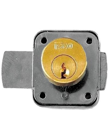 SERRATURA A CILINDRO X ANTINE 107214 ISEO OTTONE MM 40 CILINDRO MM 22X20 DX