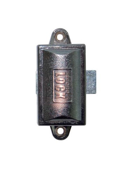 SERRATURA AD ASTE ROTANTI ZAMA BRONZATA MM 76X32 CHIAVE 1 LEVA MM 17X20