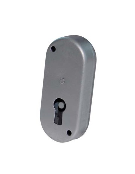 SERRATURA A STRINGA ACCIAIO NICHELATO MM 27X60 1 LEVA 2 GIRI