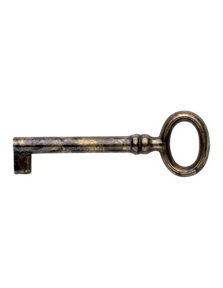 CHIAVE MOBILI ANTICO MG8424 METALSTYLE ZAMA OTTONE ANTICATO MM 70