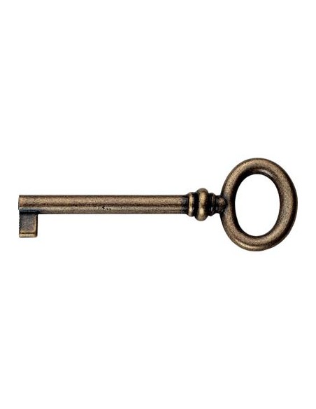 CHIAVE MOBILI FLORENCE MG8496 METALSTYLE ZAMA OTTONE ANTICATO MM 70