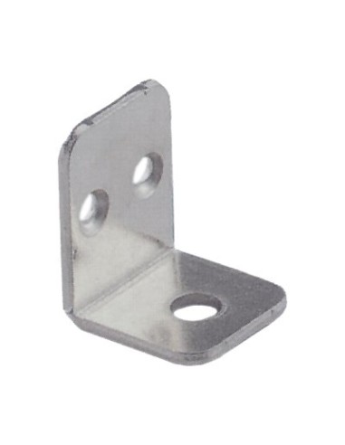 MENSOLINA REGGIPIANO A SQUADRA BORDO QUADRO ACCIAIO NICHELATO MM 22X28