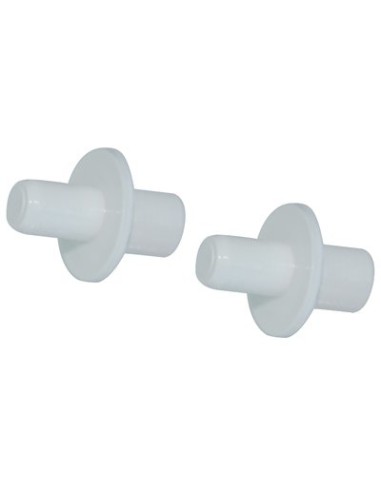 MENSOLINA REGGIPIANO A INFILARE PLASTICA D.MM 5/6 BIANCA