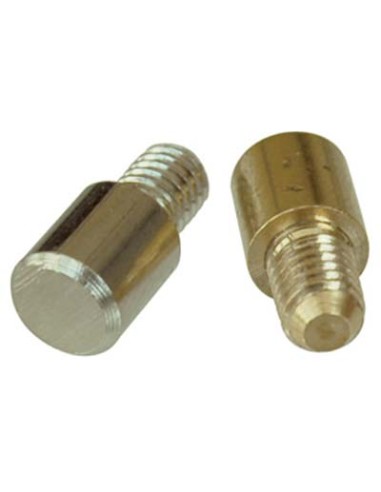 MENSOLINA REGGIPIANO TONDA TORNITA OTTONE LUCIDO MM 7X8 + PERNO M5
