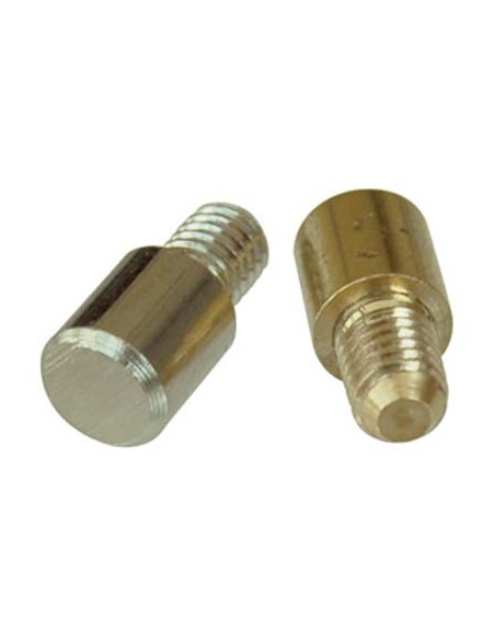 MENSOLINA REGGIPIANO TONDA TORNITA OTTONE LUCIDO MM 7X8 + PERNO M5