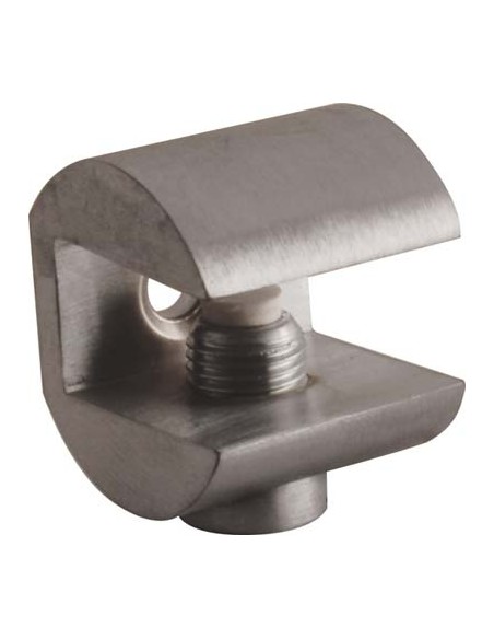 REGGIVETRO A MORSETTO COTTALI OTTONE CROMO SATINATO D.MM 23 S.VETRO MAX MM 10