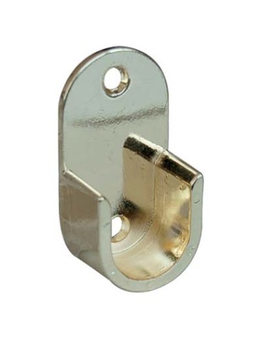 REGGITUBO ARMADIO TONDO LATERALE ZAMA OTTONE LUCIDO TUBO MM 18