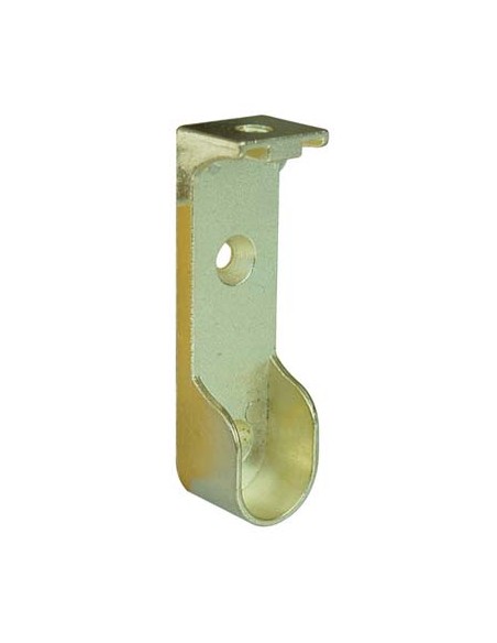REGGITUBO ARMADIO OVALE LATERALE A SOFFITTO ZAMA OTTONATO TUBO MM 30X15