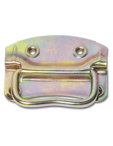 MANIGLIA AMERICANA X BAULE ACCIAIO OTTONATO MM  90X65