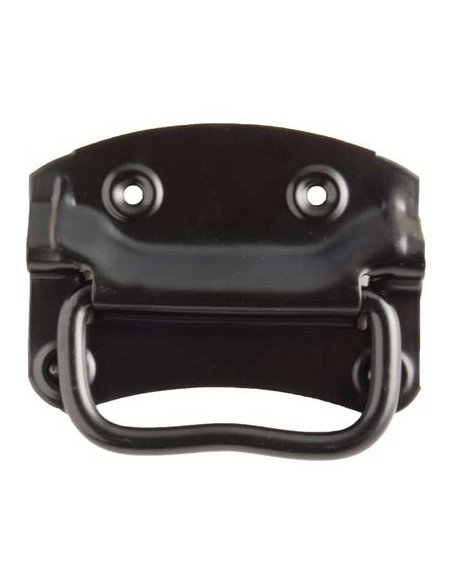 MANIGLIA AMERICANA X BAULE ACCIAIO NERO MM  90X65