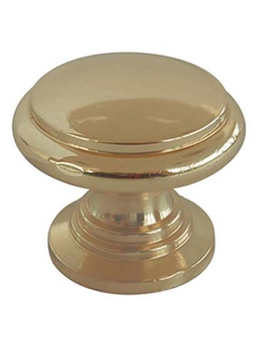 POMOLO OTTONE TORNITO TESTA PIANA LUCIDO MM 20X17