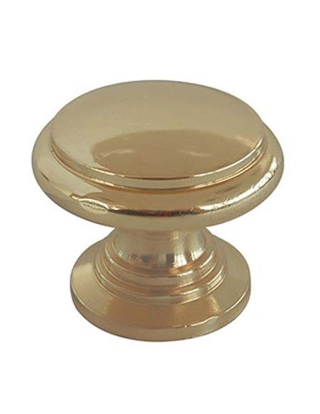 POMOLO OTTONE TORNITO TESTA PIANA LUCIDO MM 25X19