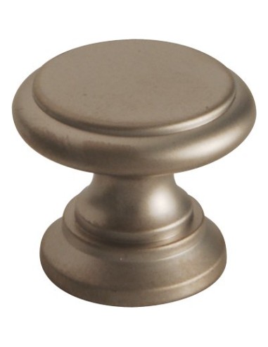 POMOLO OTTONE TORNITO TESTA PIANA CROMO SATINATO MM 25X19