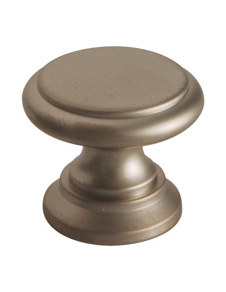 POMOLO OTTONE TORNITO TESTA PIANA CROMO SATINATO MM 25X19