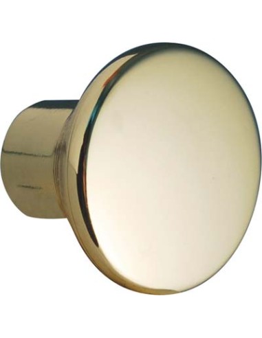 POMOLO ZAMA SFERA PIANA 2401 METALSTYLE OTTONE LUCIDO MM 24X24