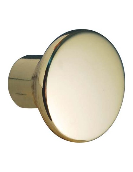 POMOLO ZAMA SFERA PIANA 2401 METALSTYLE OTTONE LUCIDO MM 24X24