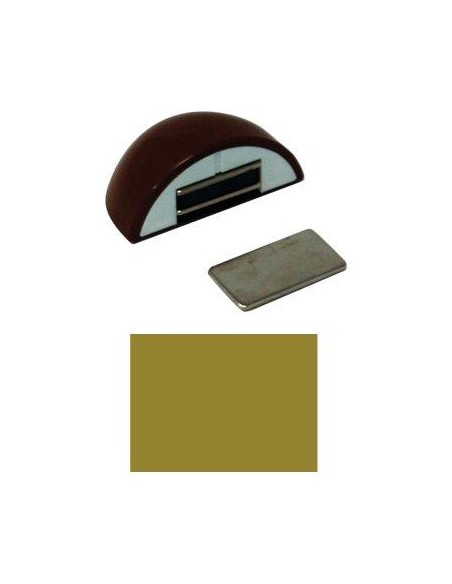 FERMAPORTE MAGNETICO AP 123 RESINA TERMOPLASTICA ORO LUCIDO
