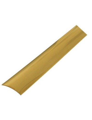 PIAGGIA ADESIVA PAVIMENTO PARI LIVELLO OTTONE LUCIDO MM 35 L.CM 166 MM 0/4