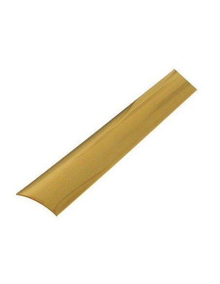 PIAGGIA ADESIVA PAVIMENTO PARI LIVELLO OTTONE LUCIDO MM 35 L.CM 166 MM 0/4