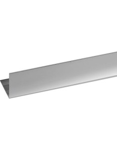 PROFILO ANGOLARE LATI UGUALI ARCANSAS ALLUM ARGENTO LUX S.MM 1,0 MM 30X30 H.CM 100