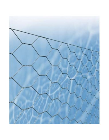 RETE TRIPLA TORSIONE ZINCATA 19/2 STARS M/N° 19/2 N° 1.MM 0,6 L.MT 50 H.CM  80