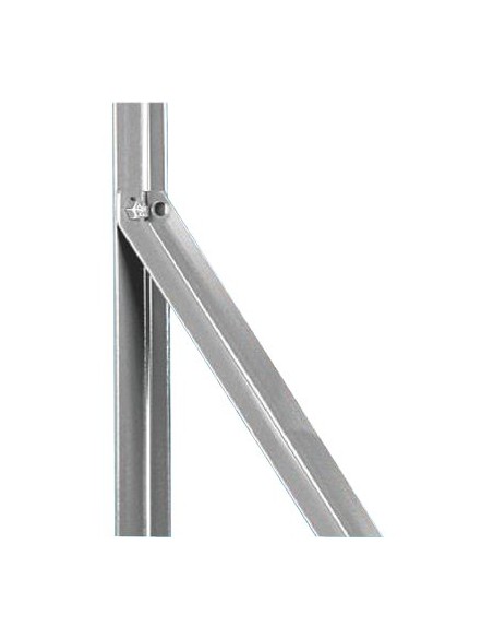 SAETTA RECINZIONE ZINCATA SEZIONE MM 25X25X3,2 H.CM 200