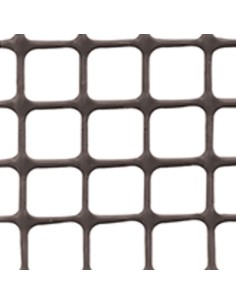 RETE PLASTICA BALCONE QUADRA TENAX HDPE ANTRACITE MM 10X10 H.CM 100 ML 50