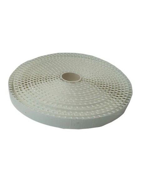 NASTRO AGGRAPPA ZANZARIERA EFFE ADESIVO BIANCO MM 10 X ML 6,6 X RETE FIBRA E ALL.