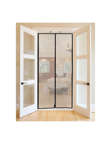 ZANZARIERA PORTA MAGNETICA EFFE POLIESTERE NERO PANNELLI 2 CM 120 H.CM 250