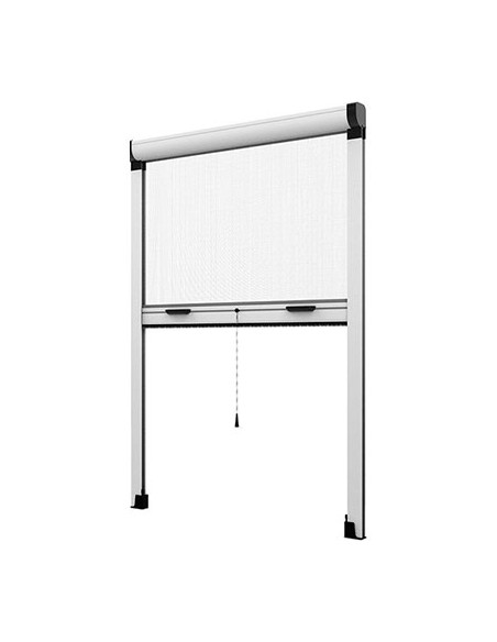 ZANZARIERA KIT FINESTRA EFFE BIANCO RAL 9010 FIBRA VETRO/PVC CM 140 H.CM 170